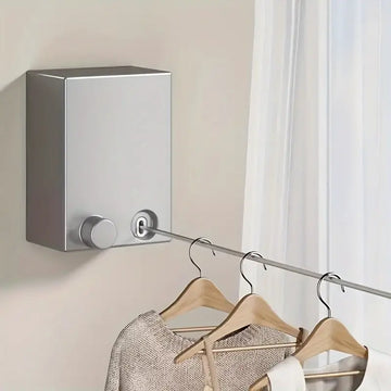 Retractable Clothesline with Secure Lock